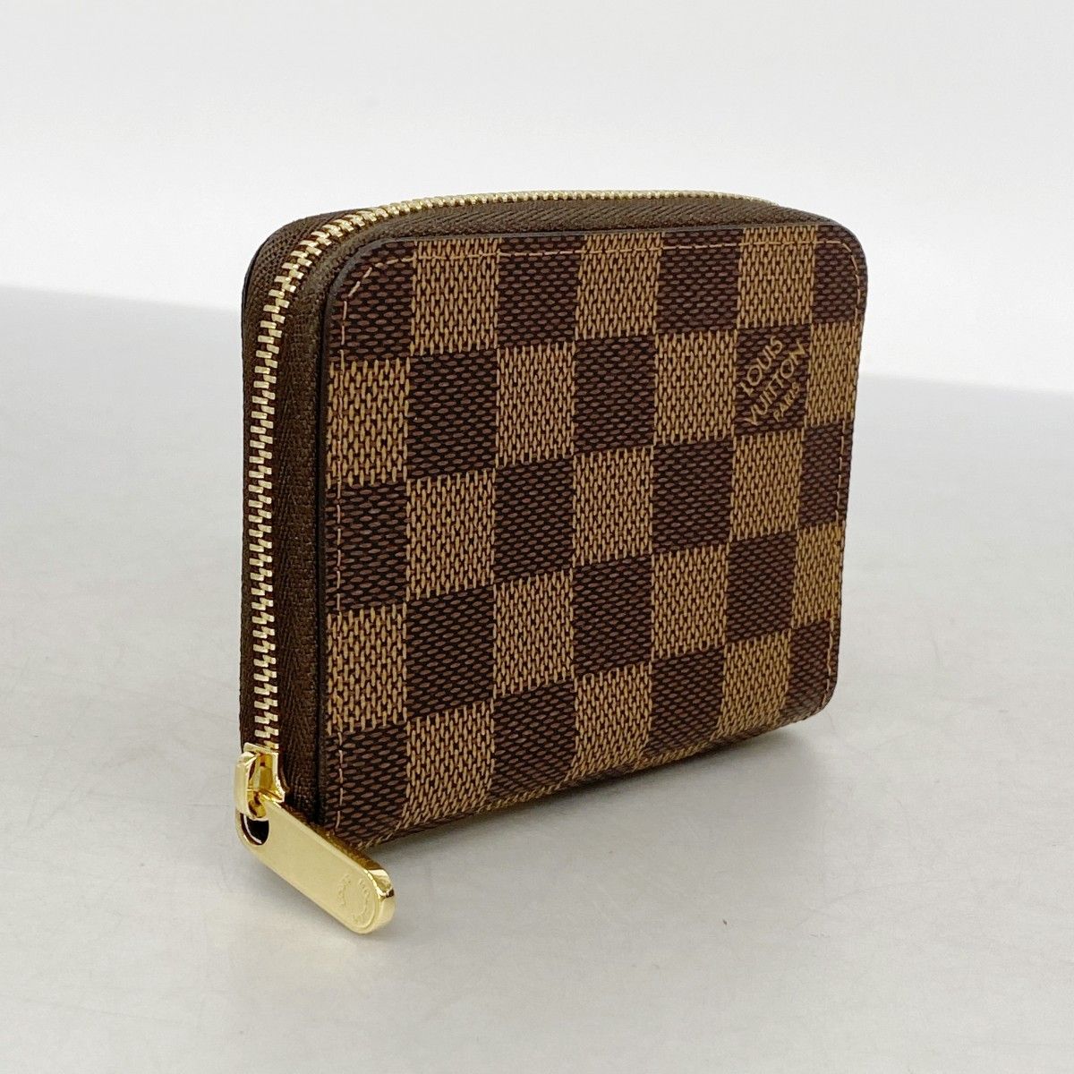 Louis Vuitton Coin Case Damier Zippy Purse Ebene — view 2