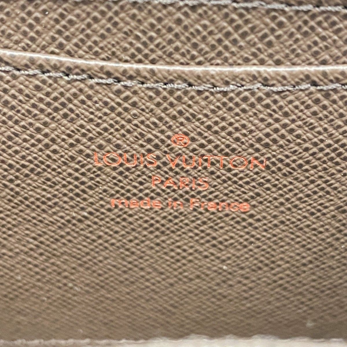Louis Vuitton Coin Case Damier Zippy Purse Ebene — view 4