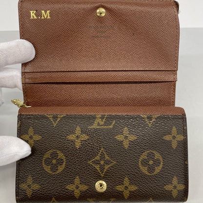 Louis Vuitton Wallet Monogram Portefeuille Tresor Brown — view 3