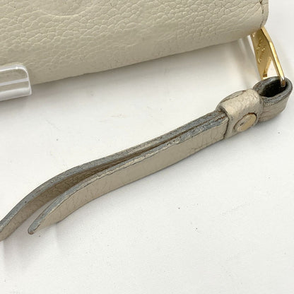 Louis Vuitton Monogram Empreinte Zippy Wallet Zipper White — view 3