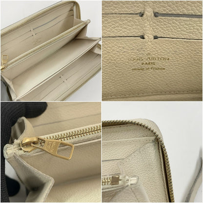 Louis Vuitton Monogram Empreinte Zippy Wallet Zipper White — view 6
