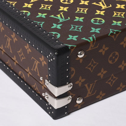 Louis Vuitton Special Order Trunk Case 45 President Monogram Illusion Brown — view 7