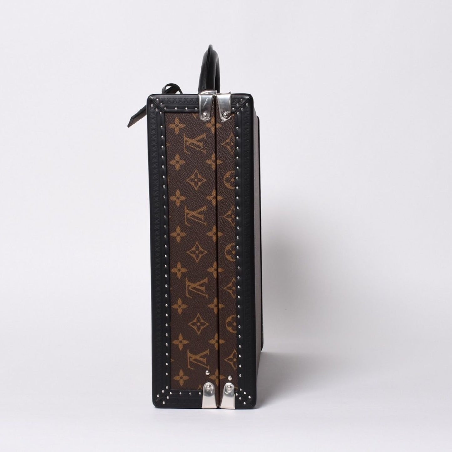 Louis Vuitton Special Order Trunk Case 45 President Monogram Illusion Brown — view 4
