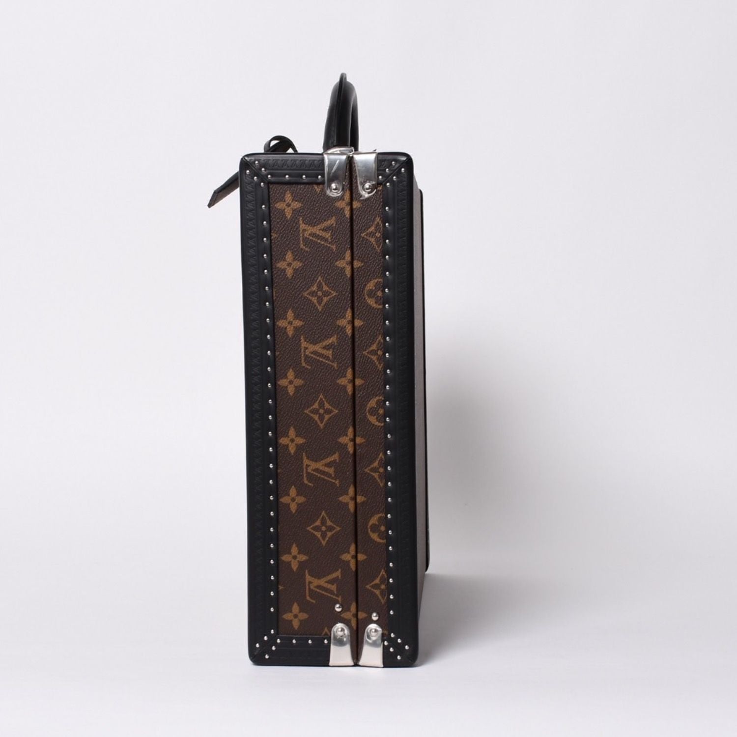Louis Vuitton Special Order Trunk Case 45 President Monogram Illusion Brown — view 4