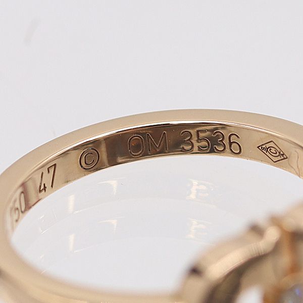 Cartier Cheart Diamond Ring Gold 18k 47 Ako — view 6