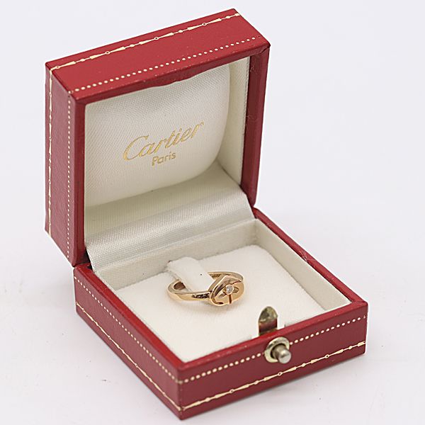 Cartier Cheart Diamond Ring Gold 18k 47 Ako