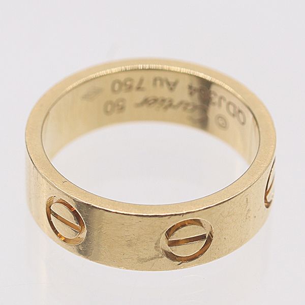 Cartier Love Ring Gold 18k 50 Ako Mst Abc — view 2