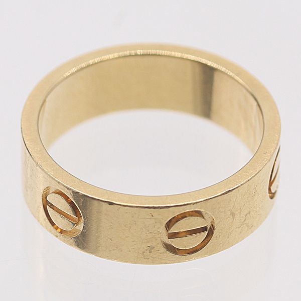 Cartier Love Ring Gold 18k 50 Ako Mst Abc