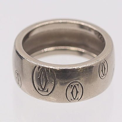 Cartier Happy Birthday Ring Silver 18k White Gold 49 Ako Abc — view 2