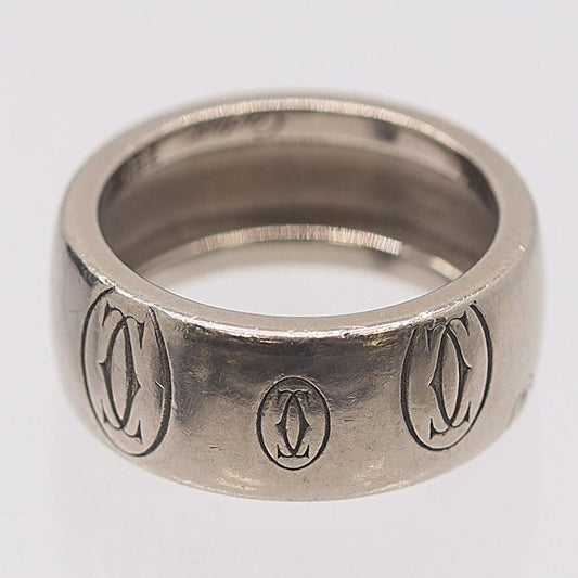 Cartier Happy Birthday Ring Silver 18k White Gold 49 Ako Abc