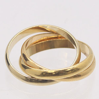 Cartier Trinity Ring White Gold 18k Pg Wg 48 Ako Mst Abc