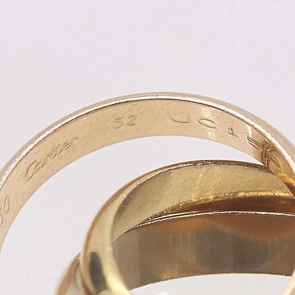 Cartier Trinity Ring White Gold 18k Pg Wg 52 Ako Mst Abc — view 3