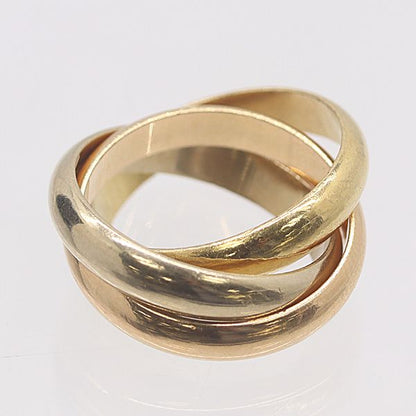 Cartier Trinity Ring White Gold 18k Pg Wg 52 Ako Mst Abc — view 2