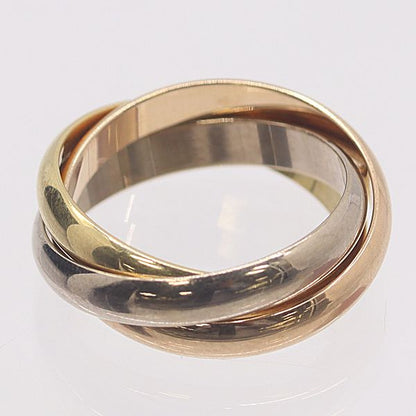 Cartier With Certificate Trinity 18k White Gold Pg Wg 55 Ako Mst Abc Ring — view 2