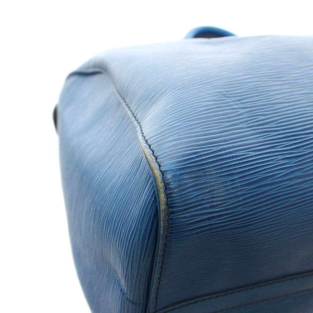 Louis Vuitton Epi Leather Keepall 45 Boston Bag Blue YM — view 7