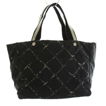 Chanel Vintage Travel Line Tote Black YM — view 2