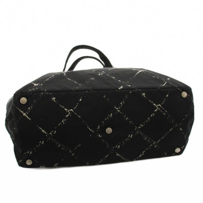 Chanel Vintage Travel Line Tote Black YM — view 4