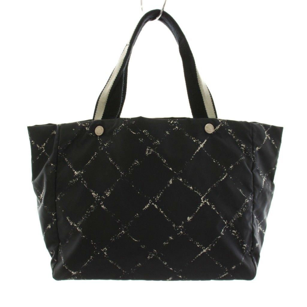 Chanel Vintage Travel Line Tote Black YM