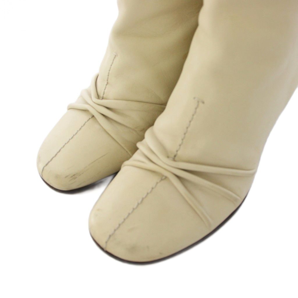 Louis Vuitton Long Boots Leather 36 Beige — view 6