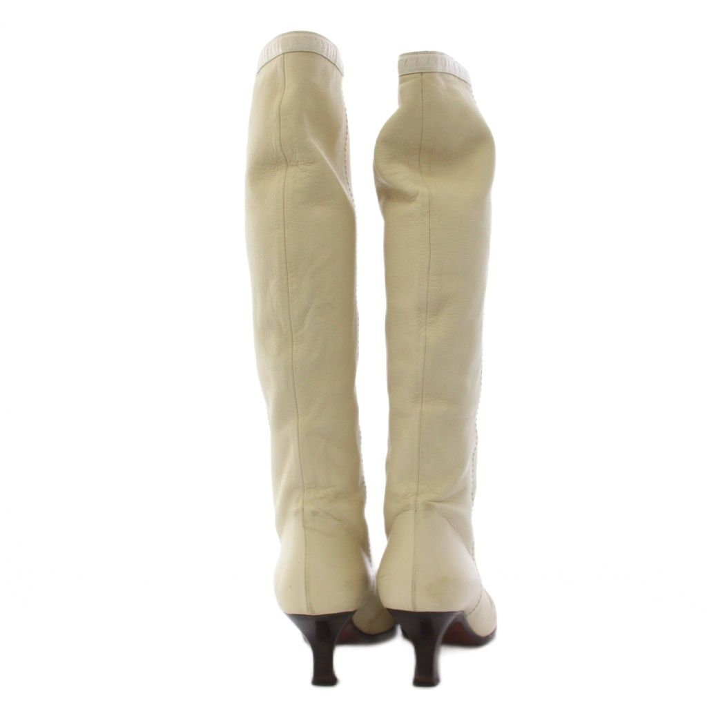 Louis Vuitton Long Boots Leather 36 Beige — view 3