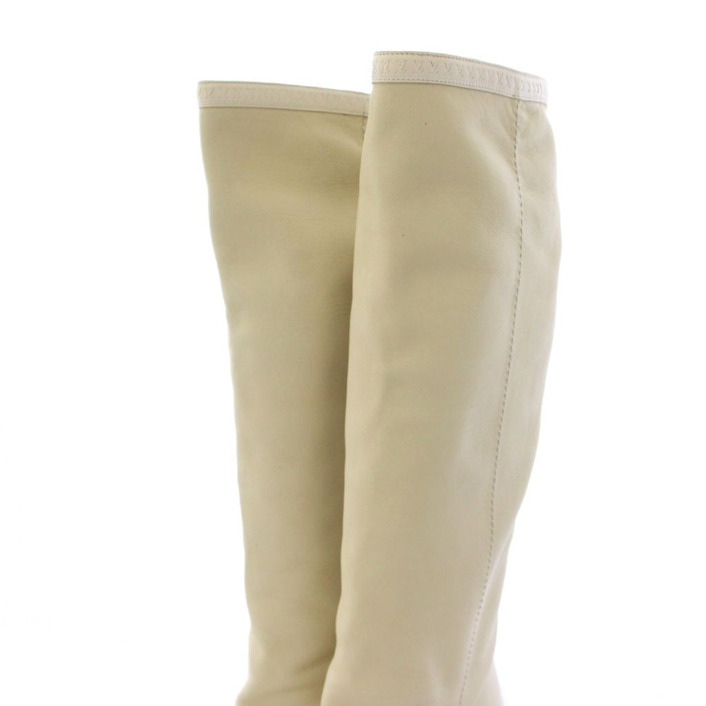 Louis Vuitton Long Boots Leather 36 Beige — view 7
