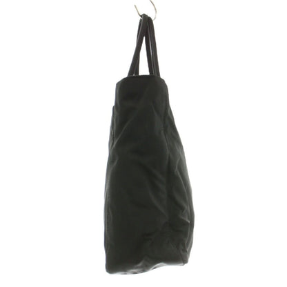 Prada Tote Nylon Triangle Logo Black KU — view 2