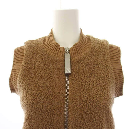 Louis Vuitton Boa Vest Jacket Zip Up 36 Brown — view 6