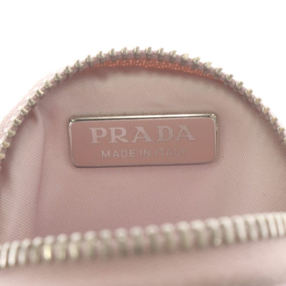 Prada Triangle Logo Shoulder Bag Nylon Pink — view 3