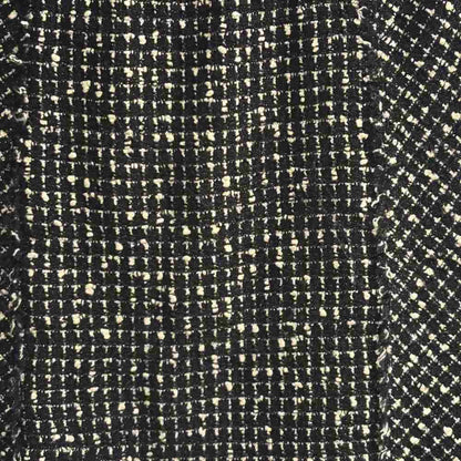 Chanel Tweed Skirt CC Logo Black 40 — view 3