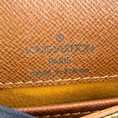 Louis Vuitton Musette Tango Short Strap Monogram Leather Brown Shoulder Bag Gold — view 4