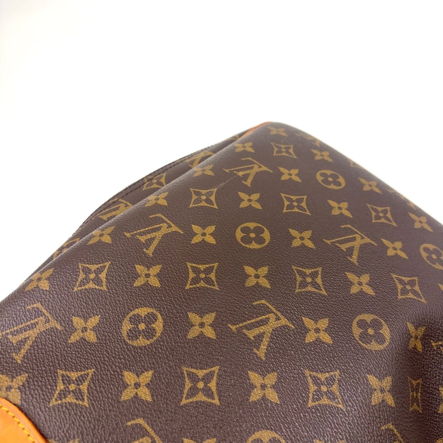 Louis Vuitton Excursion Monogram Leather Brown Handbag Gold — view 5