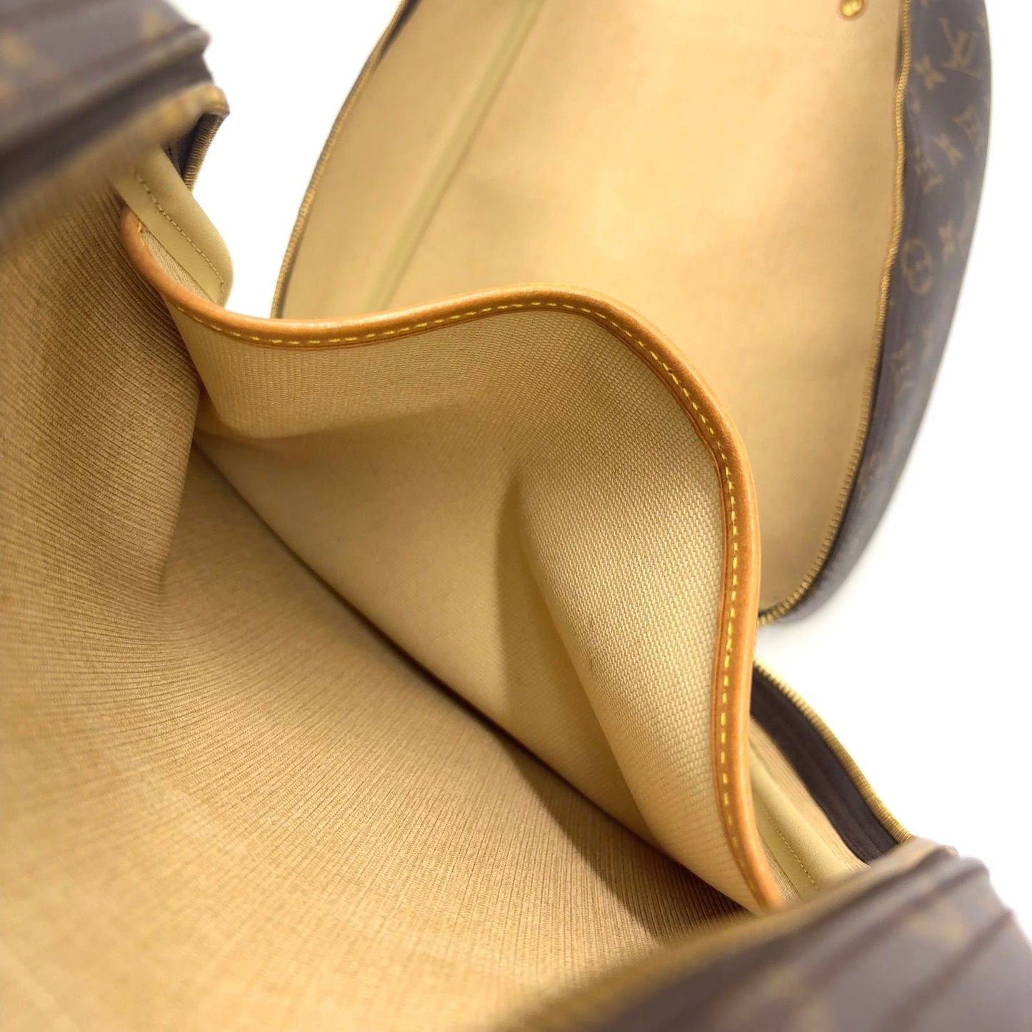 Louis Vuitton Excursion Monogram Leather Brown Handbag Gold — view 6