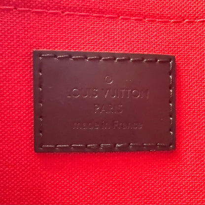 Louis Vuitton Duomo Damier Leather Brown Shoulder Bag Gold — view 4
