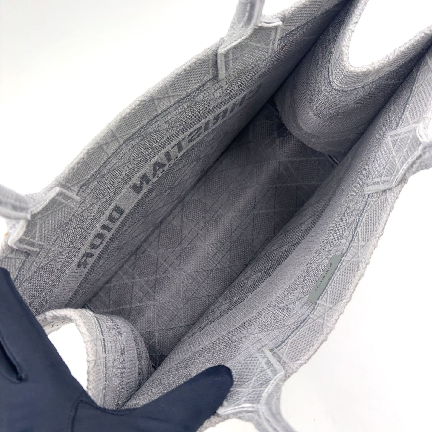 Dior Book Tote Canvas Gray — view 3