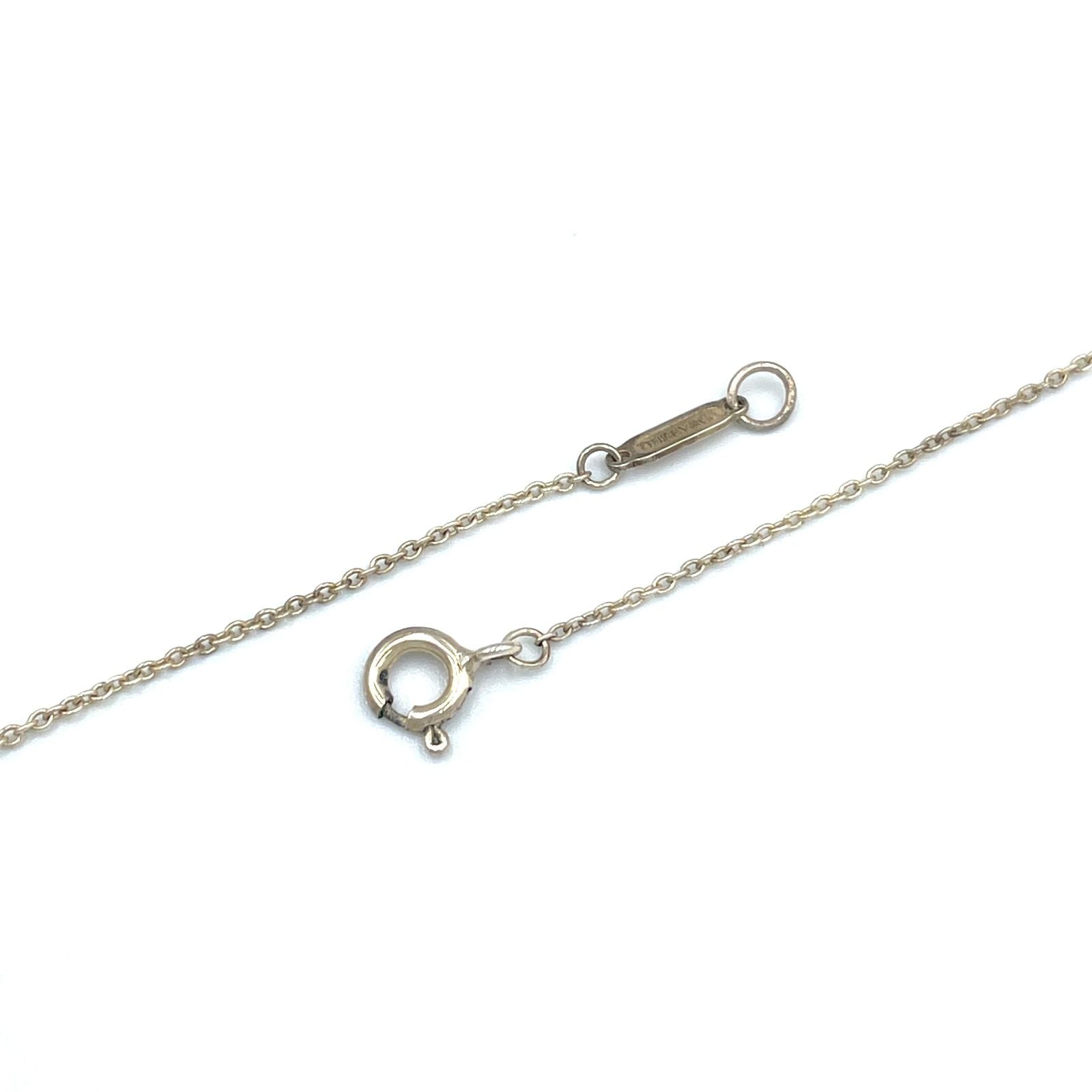 Tiffany & Co Atlas Open Medallion Silver Necklace — view 7