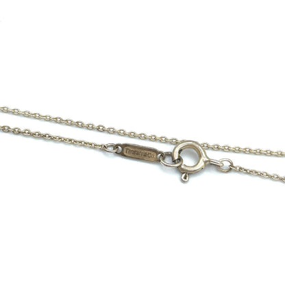 Tiffany & Co Atlas Open Medallion Silver Necklace — view 4