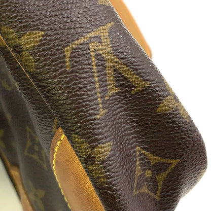 Louis Vuitton Danube Monogram Leather Brown Shoulder Bag Gold — view 7