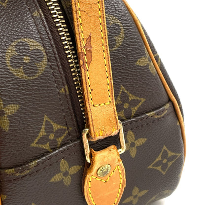 Louis Vuitton Blois Monogram Leather Brown Shoulder Bag Gold — view 5