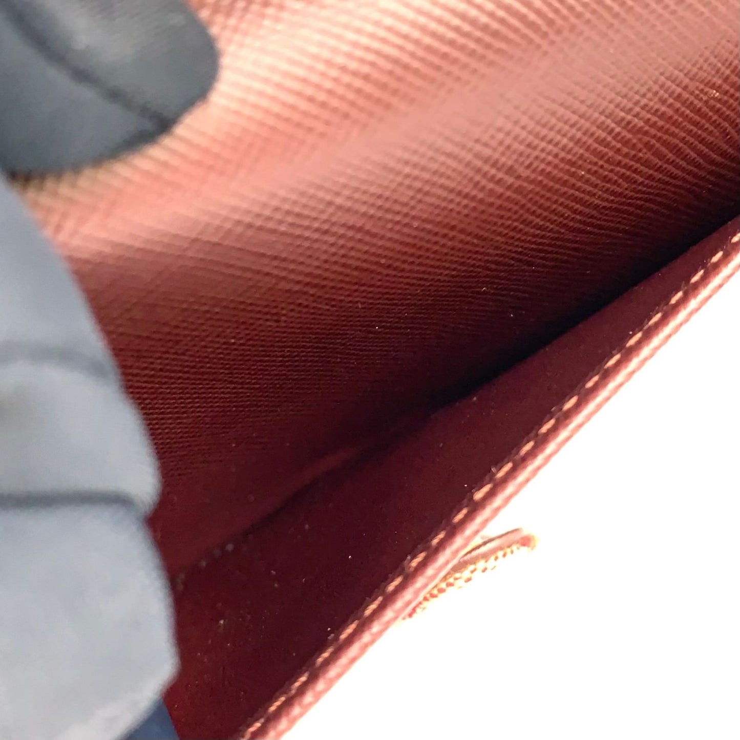 Louis Vuitton Monogram Mini Agenda PM Canvas Red Notebook Cover Gold — view 5