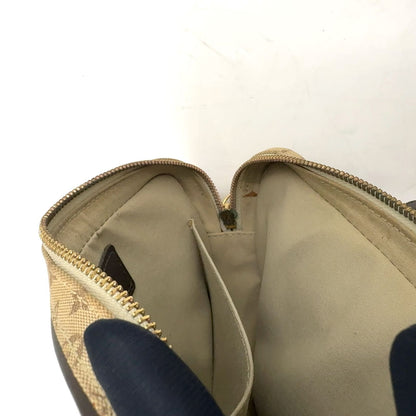 Louis Vuitton Juliette MM Monogram Mini Khaki Leather Canvas Beige Dark Brown — view 7