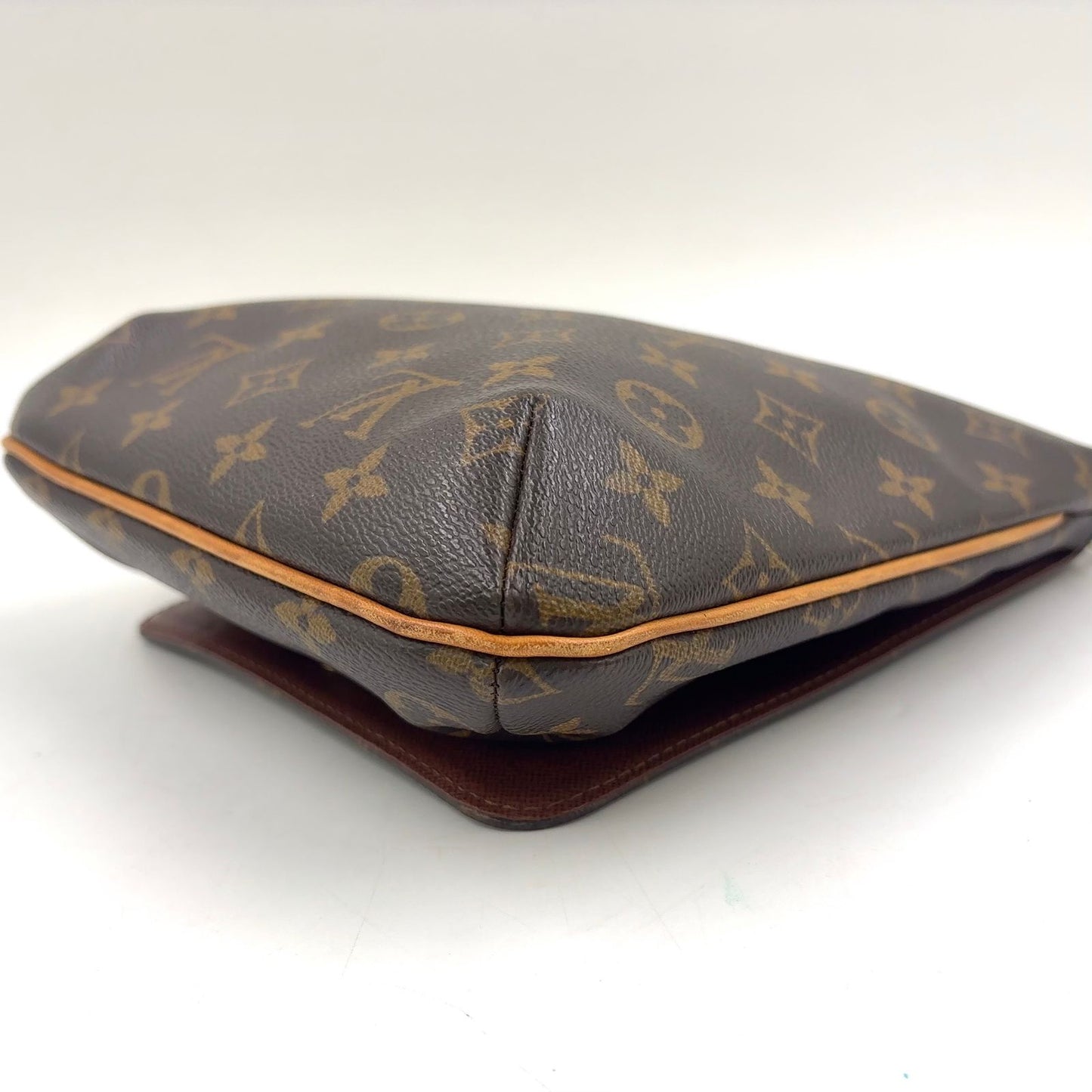 Louis Vuitton Musette Salsa Long Strap Monogram Leather Brown Shoulder Bag Gold — view 8