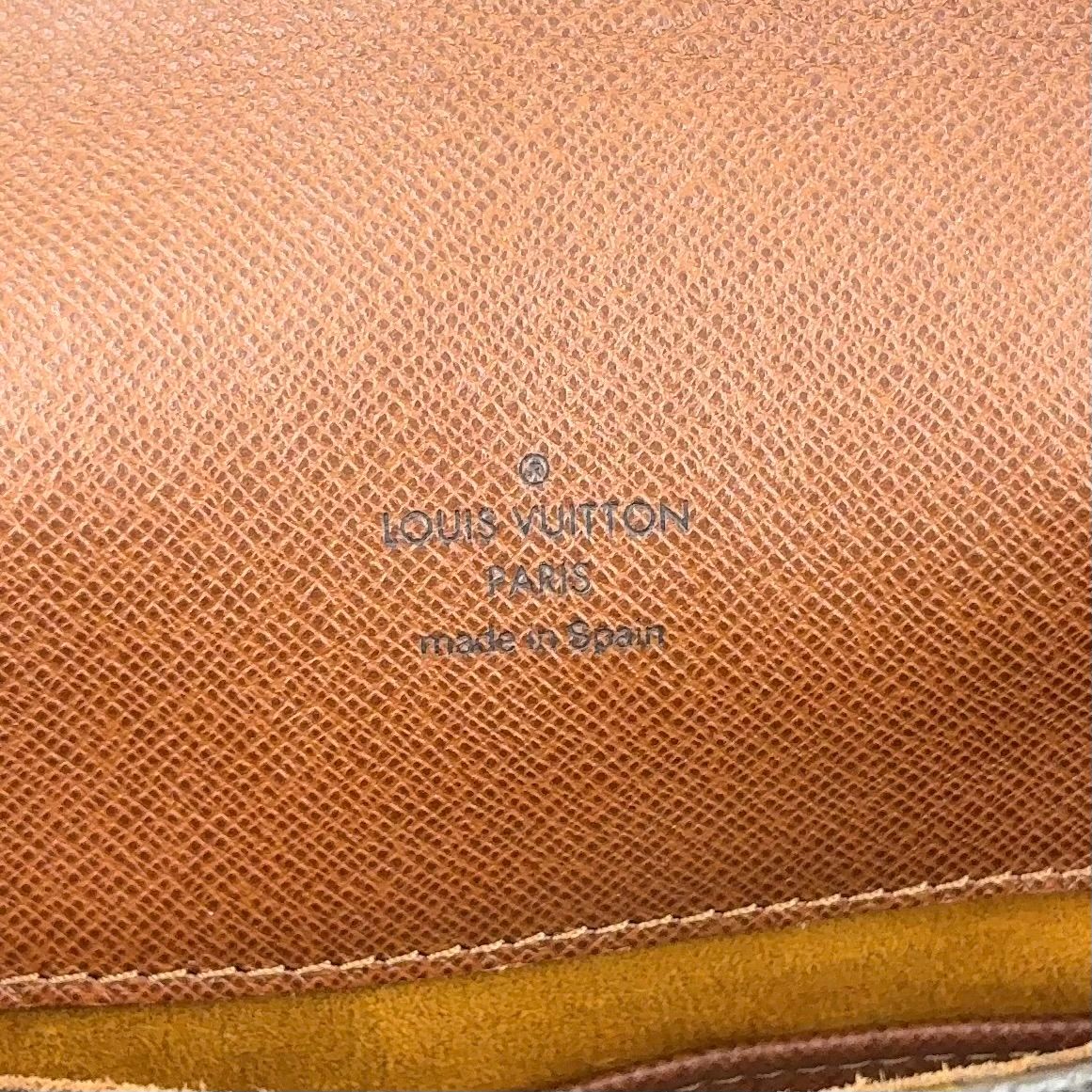 Louis Vuitton Musette Salsa Long Strap Monogram Leather Brown Shoulder Bag Gold — view 4