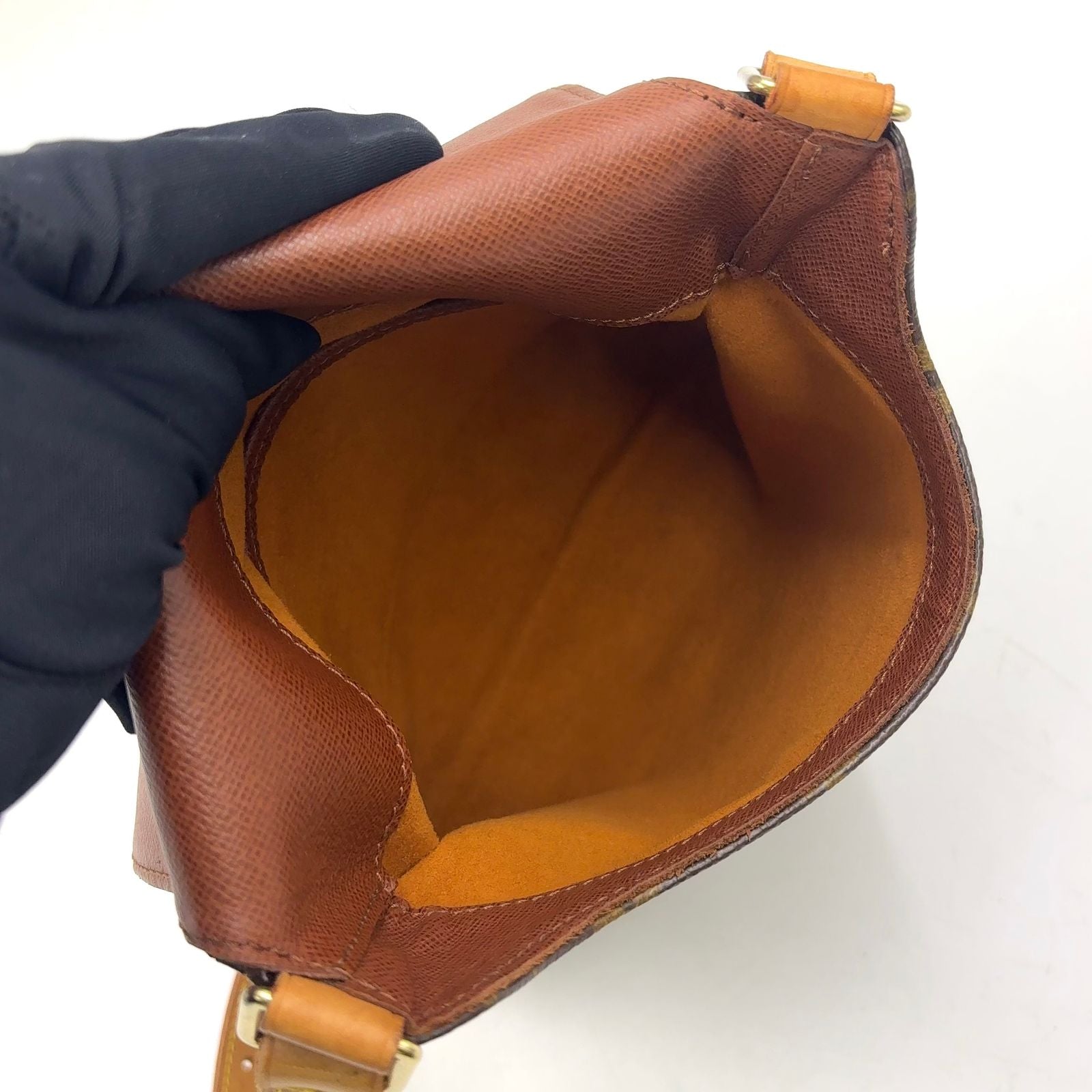 Louis Vuitton Musette Salsa Long Strap Monogram Leather Brown Shoulder Bag Gold — view 3