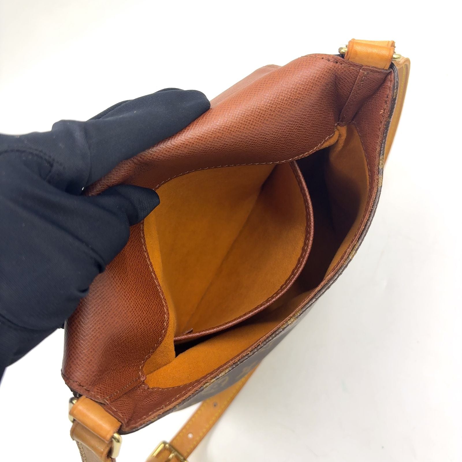Louis Vuitton Musette Salsa Long Strap Monogram Leather Brown Shoulder Bag Gold — view 9