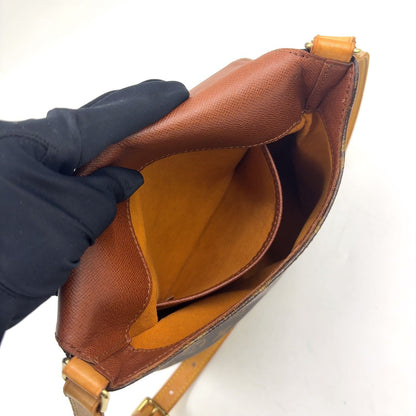 Louis Vuitton Musette Salsa Long Strap Monogram Leather Brown Shoulder Bag Gold — view 9