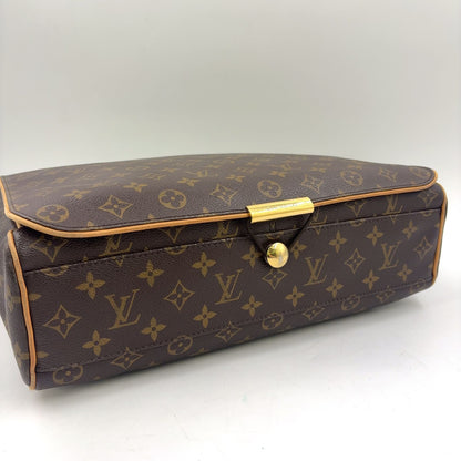 Louis Vuitton Aves Monogram Leather Brown Shoulder Bag Gold — view 5