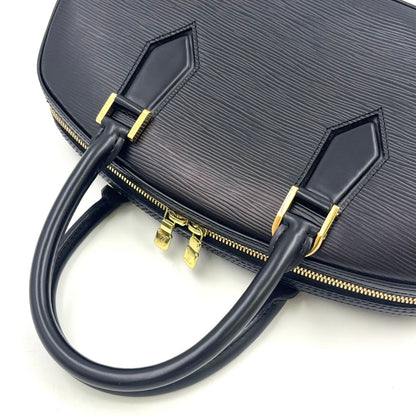 Louis Vuitton Jasmine Epi Noir Leather Black Handbag Gold — view 8