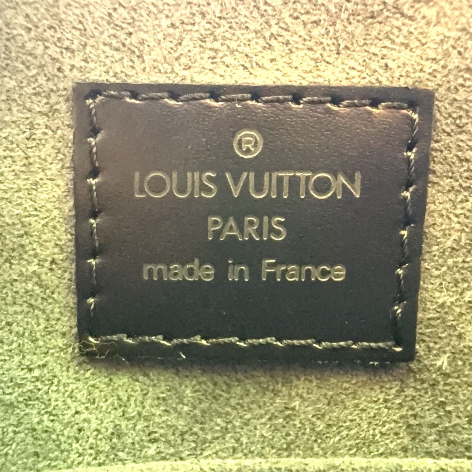 Louis Vuitton Jasmine Epi Noir Leather Black Handbag Gold — view 4