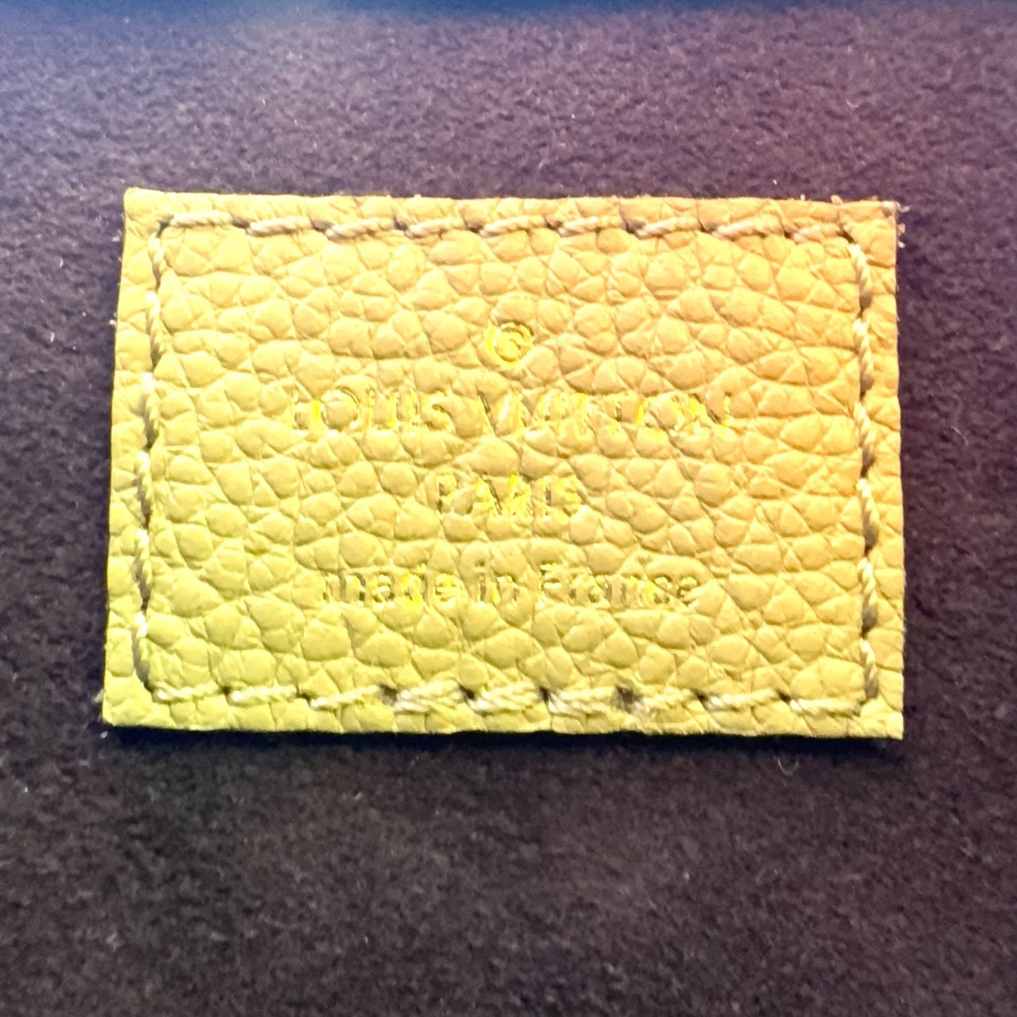 Louis Vuitton Neo Alma PM Monogram Empreinte Leather Gray Beige Handbag Gold — view 4