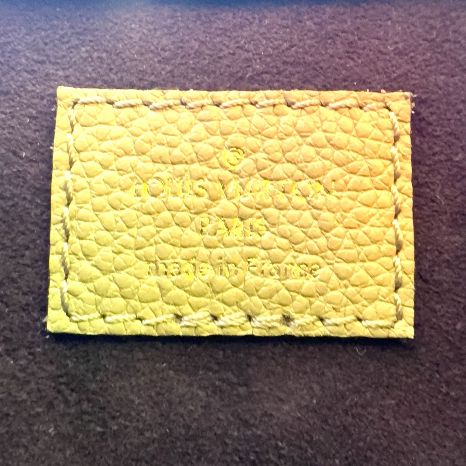 Louis Vuitton Neo Alma PM Monogram Empreinte Leather Gray Beige Handbag Gold — view 4